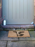 Artsy Mats Brown Dairy Calf doormat 60x40cm, UK version