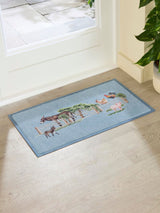 Next Artsy Multi Donkey Farm Yard Doormat 70cm x 40cm- Buy online at McGrocer