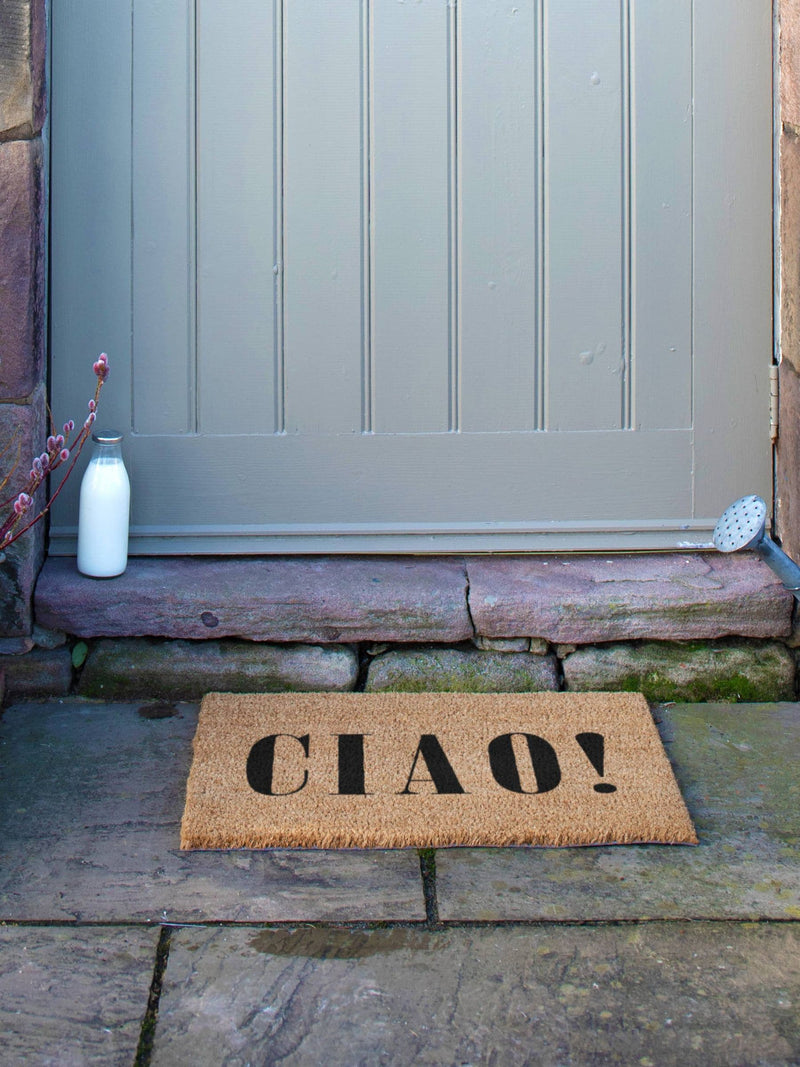 Artsy Mats Ciao doormat 60x40cm, imported from the UK