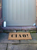 Artsy Mats Ciao doormat 60x40cm, imported from the UK
