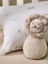 Next The White Company Natural Rocking Lenny Lion Baby Toy- Buy online at McGrocer