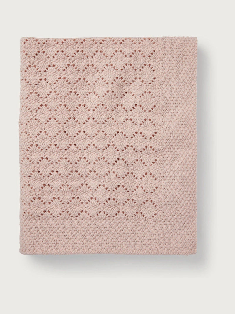The White Company pink blossom baby blanket - British product
