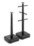 Swan black towel pole and mug tree set - British product
