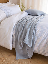 Next Yard Mineral Lark Muslin Cotton Throw- Buy online at McGrocer