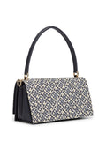 Tommy Hilfiger blue monogram jacquard cross-body bag, UK version