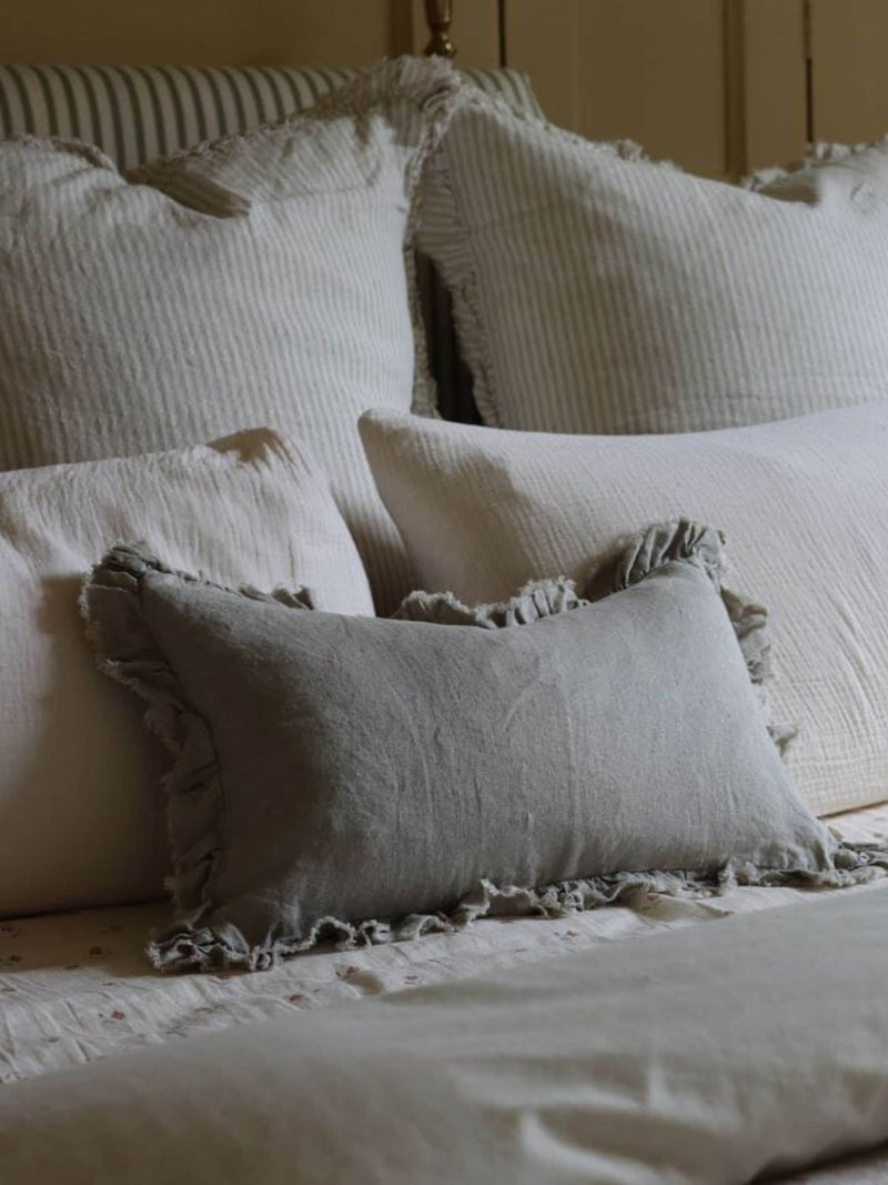 Ellenvale Interiors natural linen cushion cover set 5 pack, imported from the UK