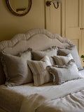 Ellenvale Interiors natural linen cushion cover set 5 pack, imported from the UK