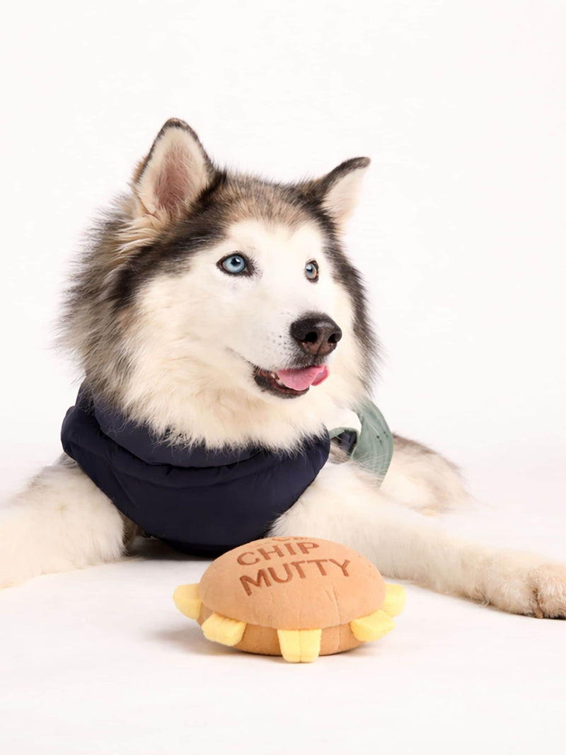 Tog 24 Brown Chip Mutty plush dog toy (British brand)