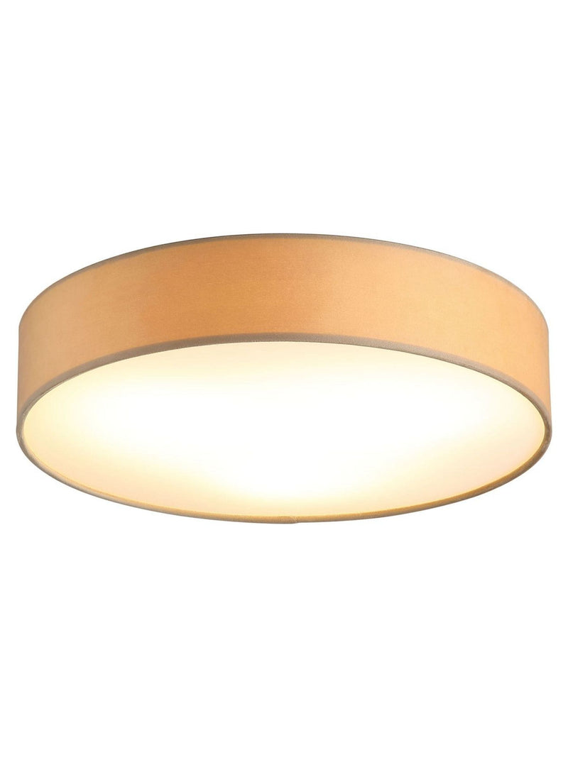 Searchlight flush ceiling light velvet champagne 50cm, imported from the UK
