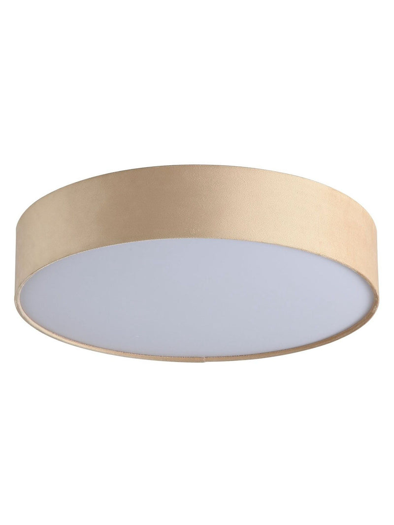 Searchlight flush ceiling light velvet champagne 50cm, imported from the UK