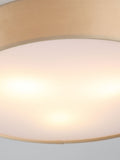 Searchlight flush ceiling light velvet champagne 50cm, imported from the UK