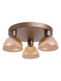 Searchlight Brown Trudy LED flush ceiling light, UK version