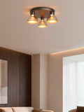 Searchlight Brown Trudy LED flush ceiling light, UK version