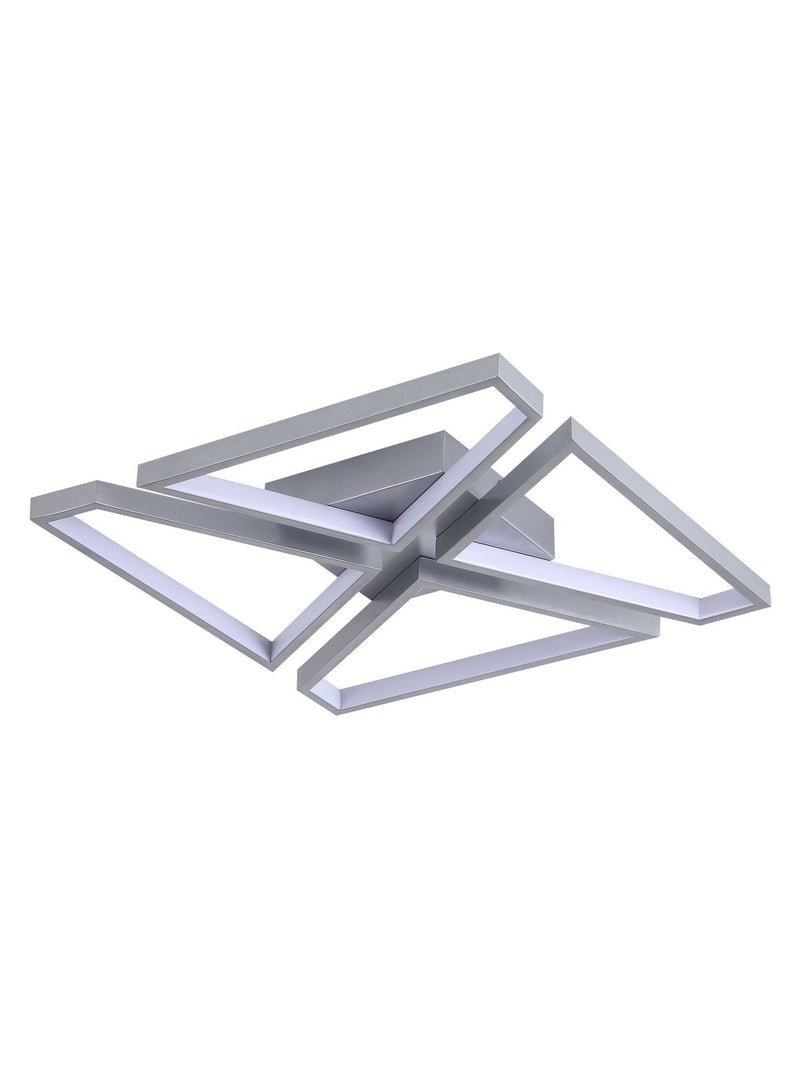 Searchlight Mozka LED ceiling light 40cm satin silver (British brand)