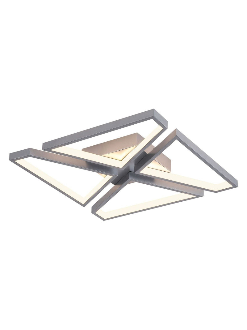Searchlight Mozka LED ceiling light 40cm satin silver (British brand)