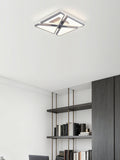 Searchlight Mozka LED ceiling light 40cm satin silver (British brand)