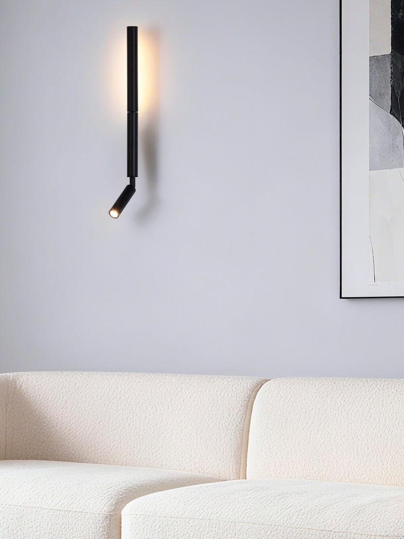 Searchlight Asher wall light with reading arm, imported from the UK