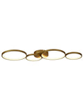 Searchlight gold Aflix LED flush ceiling light, imported from the UK