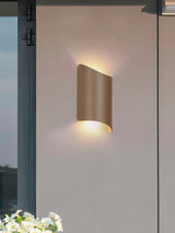 Next Searchlight Konti Gold and Clear Outdoor Wall Light- Buy online at McGrocer
