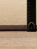 Asiatic Rugs sisal runner chocolate brown 68x240cm (British brand)