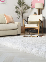 Next Asiatic Rugs White Barnaby Deep Pile Rug- Buy online at McGrocer