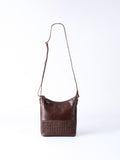 Lakeland Leather Waverton cross-body bag brown leather, imported from the UK