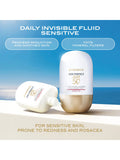 Lancaster sunscreen fluid SPF50 sensitive mineral 40ml, imported from the UK