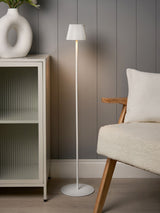 Next BHS White Esther USB-C Rechargeable Floor Lamp- Buy online at McGrocer