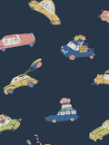 Galerie wallpaper sample Blue Resan Kids A4 (British brand)