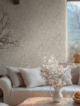 Next Galerie Wallcoverings Beige Horizon Floral Wallpaper Sample A4- Buy online at McGrocer