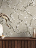 Galerie beige horizon floral wallpaper sample A4 - British product