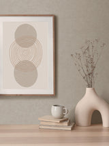 Next Galerie Wallcoverings Beige Horizon Plain Texture A4 Wallpaper Sample- Buy online at McGrocer