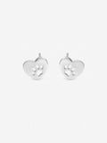 Inicio pawprint stud earrings gift pouch imported from the UK