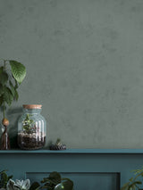 Next Galerie Wallcoverings Green Terra Plain Texture Clay Wallpaper 10.05M- Buy online at McGrocer