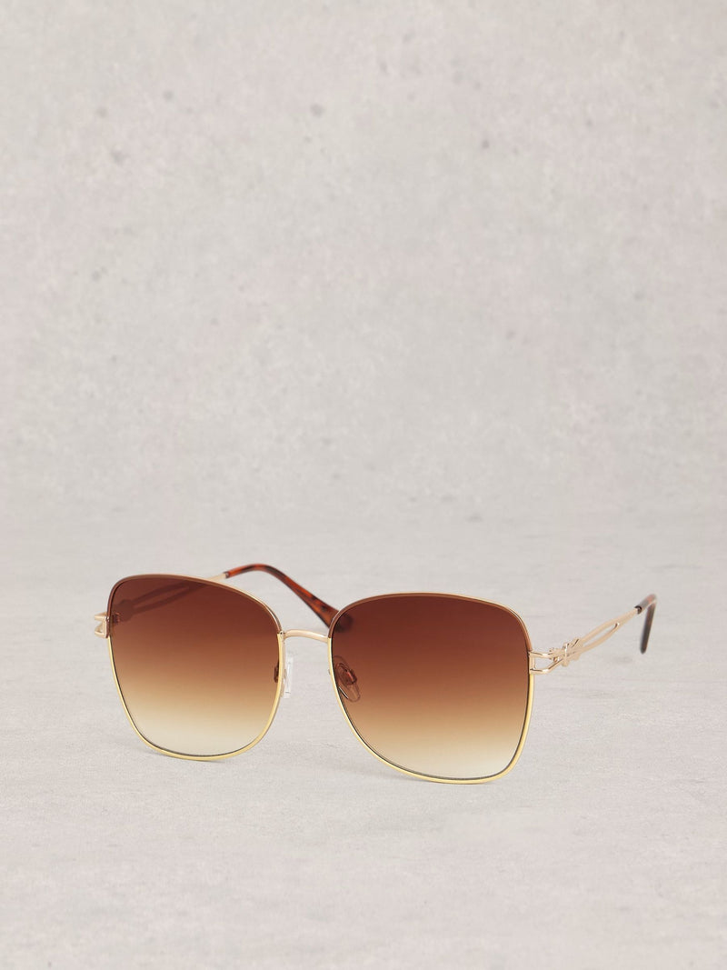 White Stuff oversized butterfly sunglasses with UV protection, imported from the UK