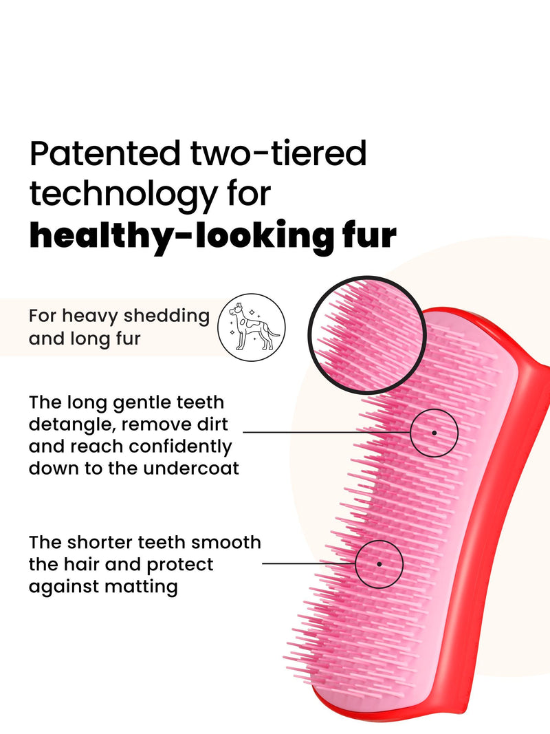 Tangle Teezer de-shedding dog grooming brush large, imported from the UK