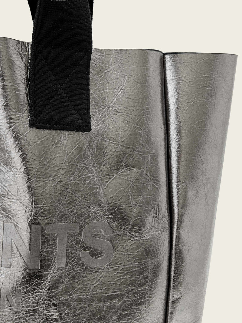 AllSaints Grey Izzy leather tote bag (British brand)