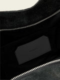 AllSaints Black Haven Suede tote bag - British product