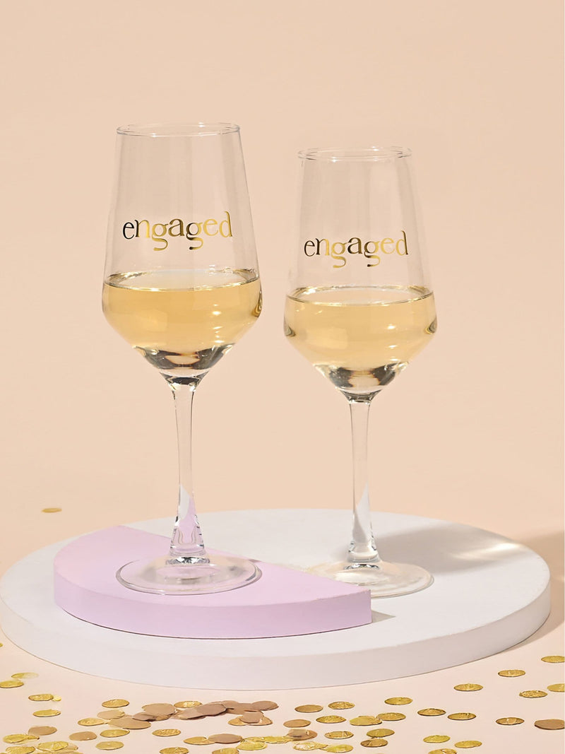 Widdop engaged wine glasses 22.5cm, imported from the UK
