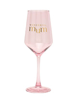 Next Widdop Pink Mum Wine Glass- Buy online at McGrocer