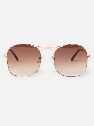 Next Oliver Bonas Gold Metal Oversized Sunglasses- Buy online at McGrocer