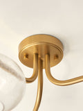Gallery Home Jace 3 warm brass ceiling light (British brand)