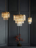 Gallery Home Conrad aged brass ceiling pendant light, imported from the UK