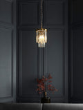 Gallery Home Conrad aged brass ceiling pendant light, imported from the UK