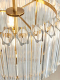 Gallery Home Valera 3 pendant light aged brass, imported from the UK
