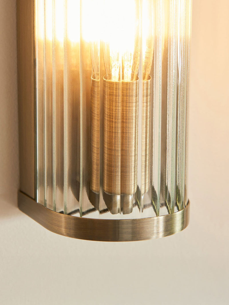 Gallery Home Antique Brass Ridley wall light - British product