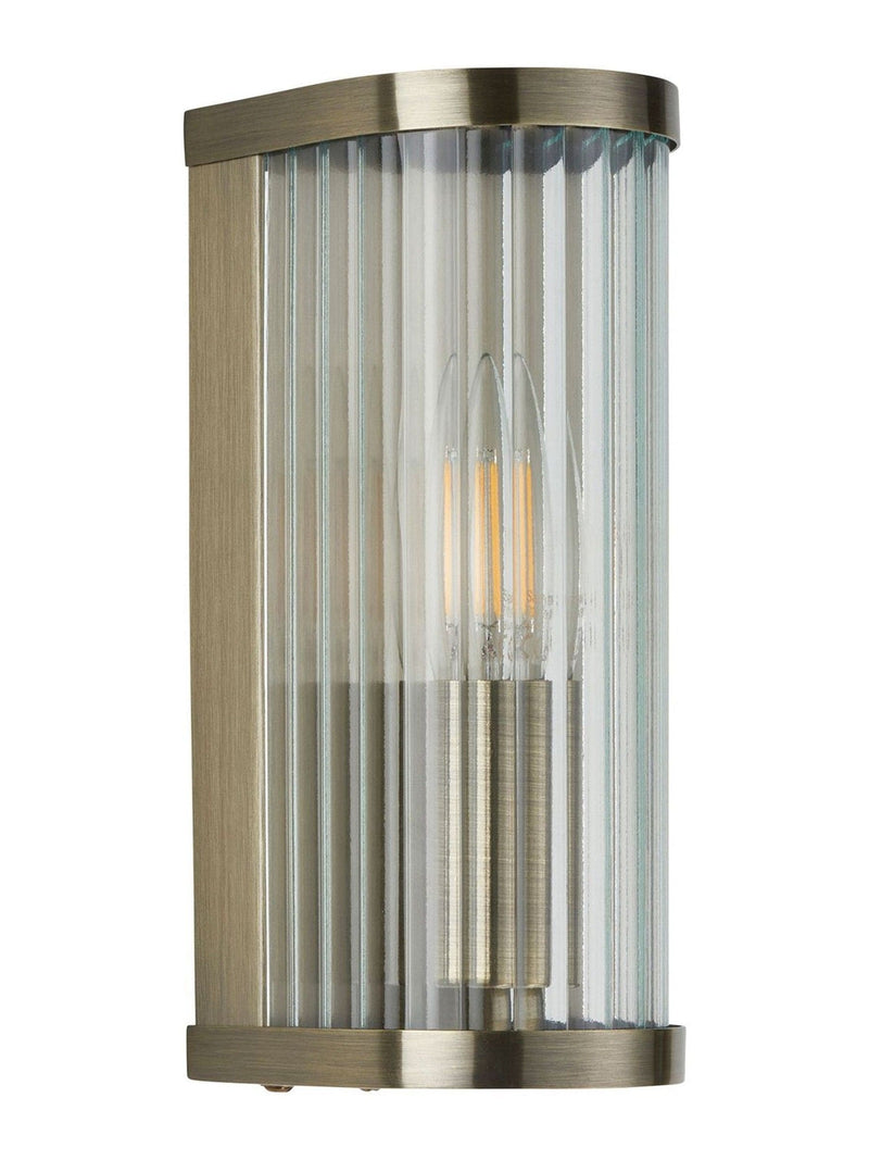 Gallery Home Antique Brass Ridley wall light - British product
