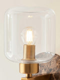 Gallery Home Travine wall light marble dark brown (British brand)