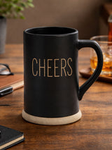 Next Widdop Black Cheers Beer Stein 17cm- Buy online at McGrocer