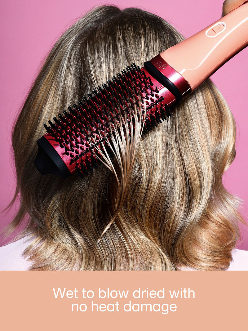 ghd hair dryer brush limited edition sun-kissed peach (British brand)